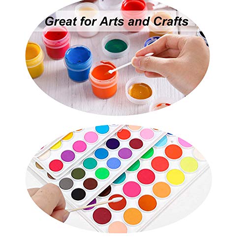 800 Pieces Cotton Swabs, Double Precision Tips with Paper Stick, 4 Packs, 200...