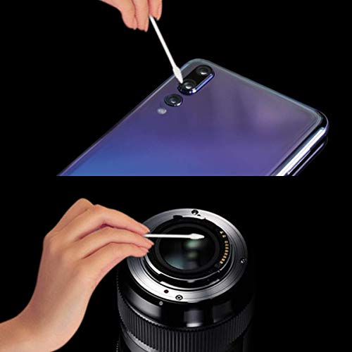 800 Pieces Cotton Swabs, Double Precision Tips with Paper Stick, 4 Packs, 200...