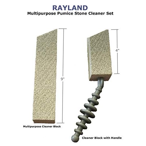 Pumice Cleaning Stone with Handle, Greases, Stains, Residues, De-Scaling Ston...