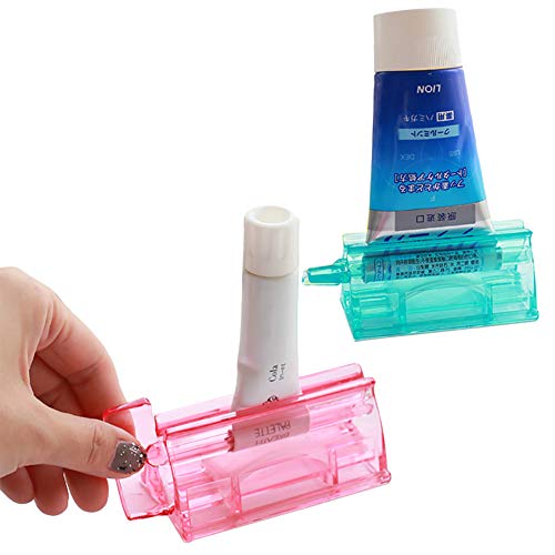 RAYNAG 2 Pack Toothpaste Tube Squeezer Roller Holder, Rolling Tubes Squeezer ...