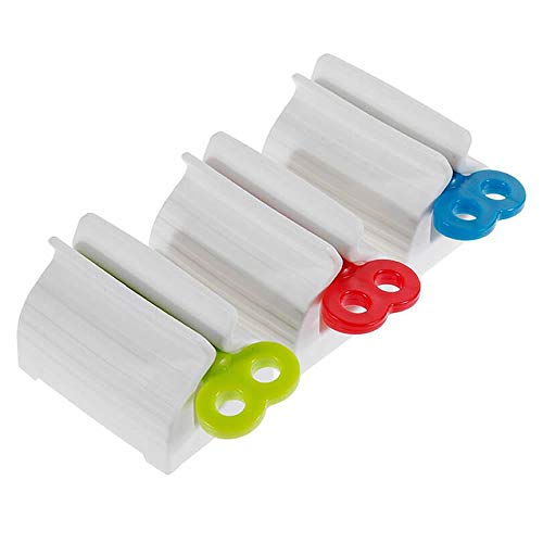 RAYNAG 3 Pack Multi Purpose Tube Squeezer Dispenser Bathroom Toothpaste Holde...
