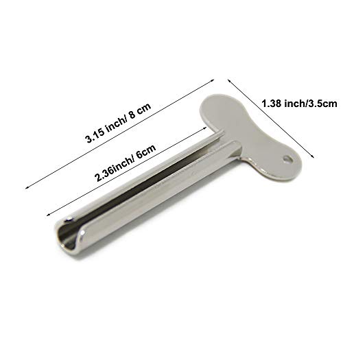 RAYNAG 5 Pieces Metal Tube Roller, Toothpaste Tube Squeezer Roll-up Key Dispe...