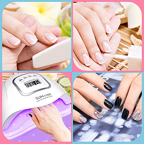 UV LED Gel Nail Lamp,Professional 120W UV Nail Light for Gel Polish Fast Curi...