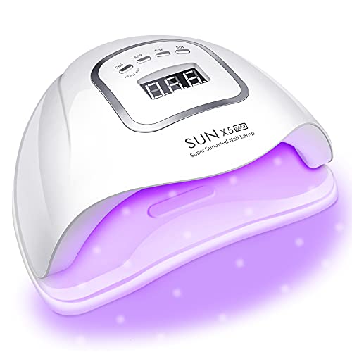 UV LED Gel Nail Lamp,Professional 120W UV Nail Light for Gel Polish Fast Curi...