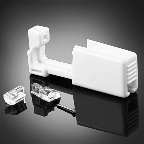 Nose Piercing Kit - Rayyl Disposable Safety Nose Piercing Gun Built-in Nose S...