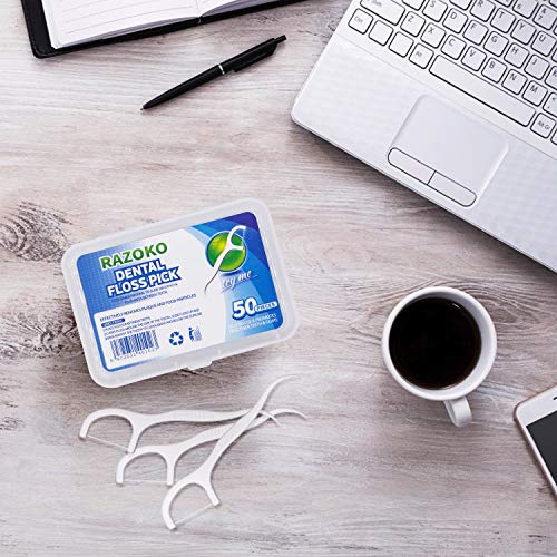 Dental Floss Picks High Toughness Professional Toothpicks Sticks 6-Pack(300pc...