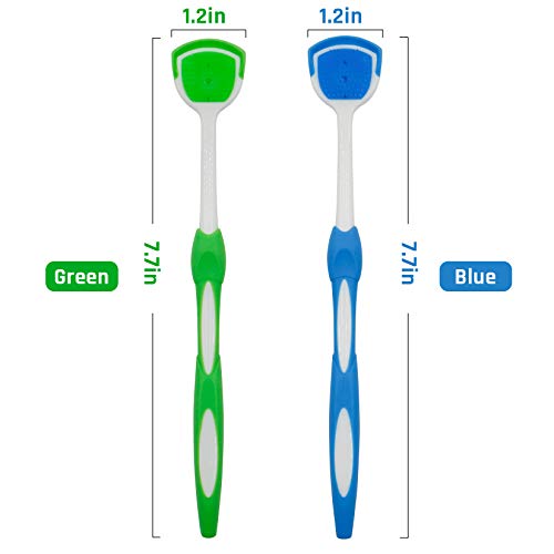 Tongue Scraper, Tongue Cleaner Helps Fight Bad Breath,Professional Tongue Bru...