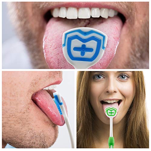 Tongue Scraper, Tongue Cleaner Helps Fight Bad Breath,Professional Tongue Bru...