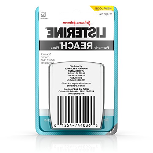 Listerine Cool Mint Interdental Floss for a Cleaner, Healthier Mouth, Oral Ca...