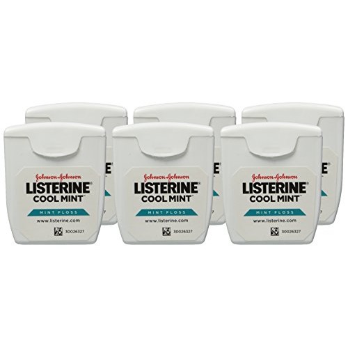 Listerine Cool Mint Interdental Floss for a Cleaner, Healthier Mouth, Oral Ca...