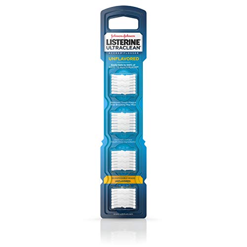 Listerine Ultraclean Access Disposable Snap-On Dental Flosser Refill Heads Fo...