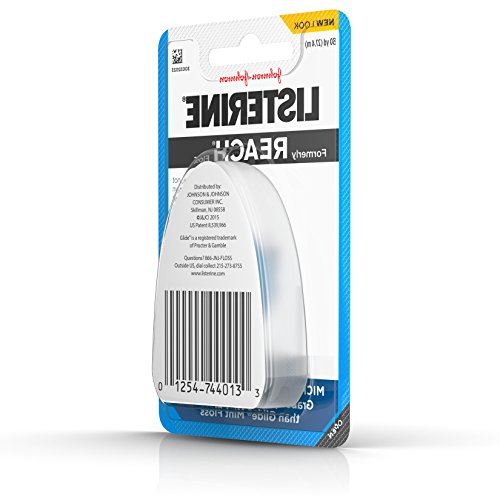 Listerine Ultraclean Waxed Dental Floss, Shred-Resistant, & Textured Floss fo...