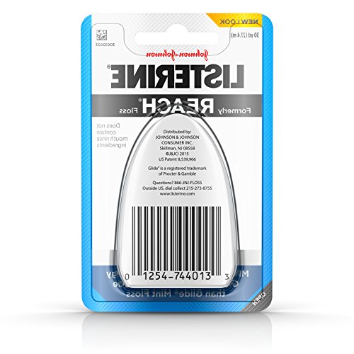 Listerine Ultraclean Waxed Dental Floss, Shred-Resistant, & Textured Floss fo...