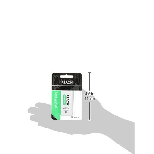 Reach Mint-Flavored Waxed Dental Floss for Oral Care & Removal of Plaque & Fo...