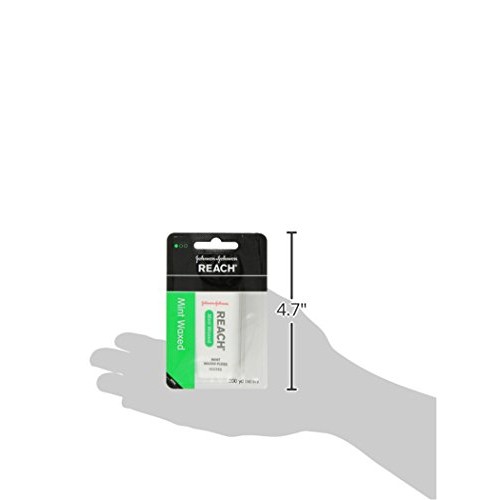 Reach Mint-Flavored Waxed Dental Floss for Oral Care & Removal of Plaque & Fo...