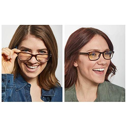 Readerest Blue Light Blocking Reading Glasses (Brown/Blue, 2.00 Magnification...