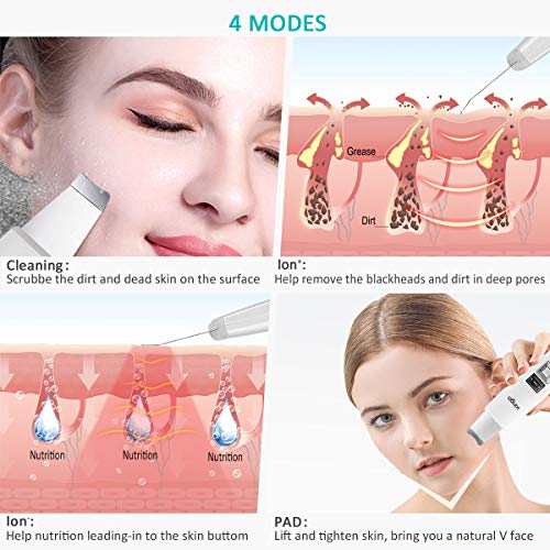 Facial Skin Scrubber Facial Cleansing Brush Blackhead Remover Instrument Deep...