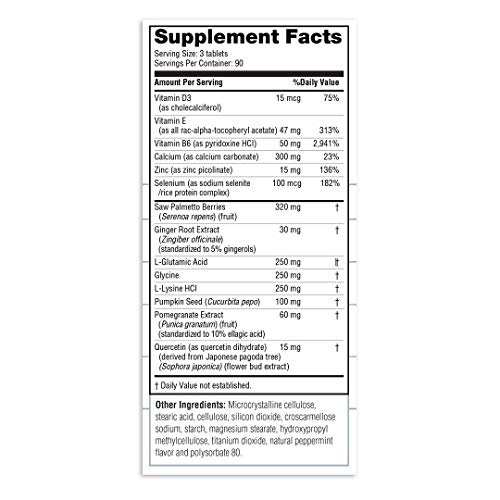 Real Health Laboratories The Prostate Formula with Saw Palmetto, 270 Tablets
