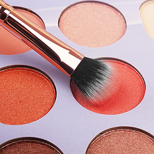 Real Perfection Makeup Brushes 16pcs Makeup Brushes Set with 1 Eyebrow Razor ...