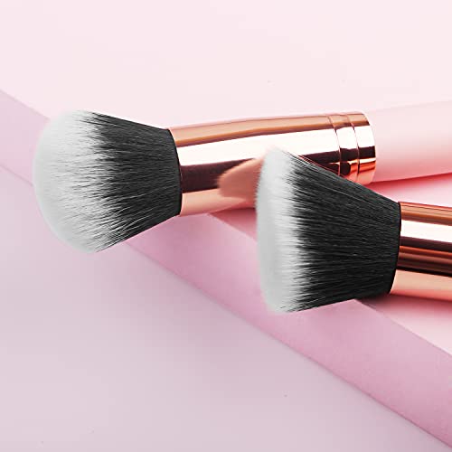 Real Perfection Makeup Brushes 16pcs Makeup Brushes Set with 1 Silicone Face ...