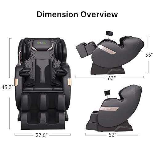Real Relax 2022 Massage Chair of Dual-core S Track Recliner with Smart Voice ...