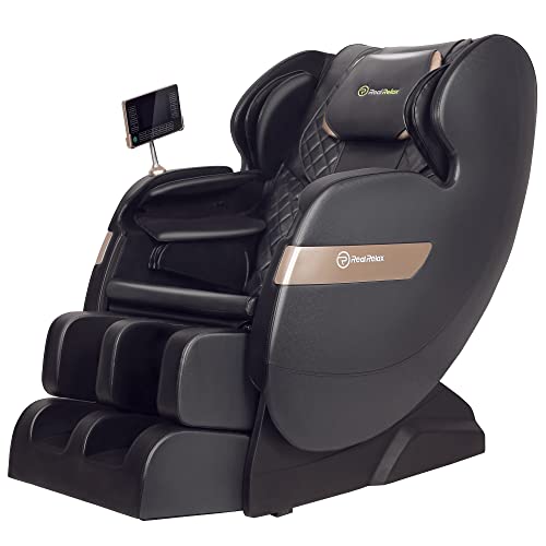 Real Relax 2022 Massage Chair of Dual-core S Track Recliner with Smart Voice ...