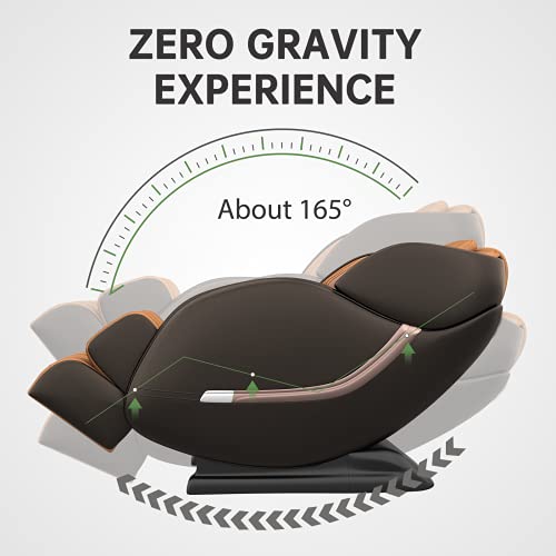 Real Relax Massage Chair, Full Body Zero Gravity Shiatsu SL-Track Massage Rec...