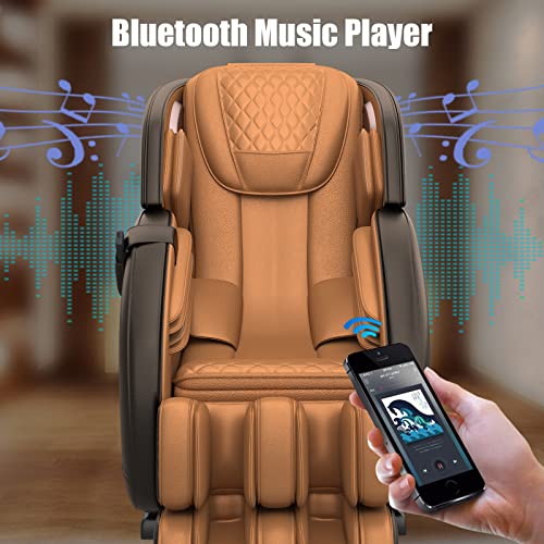 Real Relax Massage Chair, Full Body Zero Gravity Shiatsu SL-Track Massage Rec...