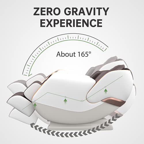 Real Relax Massage Chair, Zero Gravity SL Track Massage Chair, Full Body Shia...