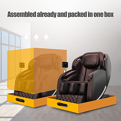 Real Relax Massage Chair, Zero Gravity SL Track Massage Chair, Full Body Shia...