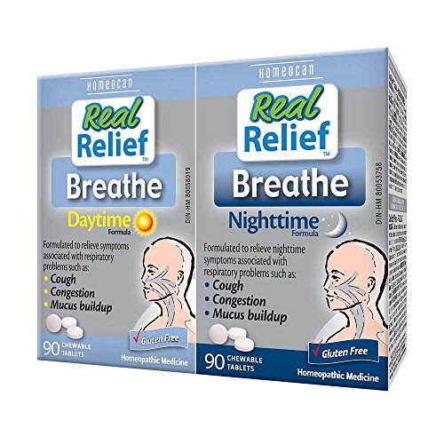 Real Relief Breathe Daytime/Nighttime, 2 x 90 Tablets