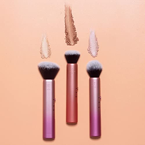 Real Techniques Custom Complexion Foundation 3-in-1 Brush, Custom Slide For F...