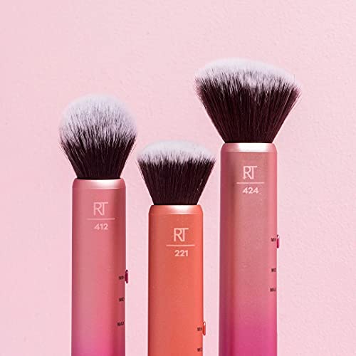 Real Techniques Custom Complexion Foundation 3-in-1 Brush, Custom Slide For F...