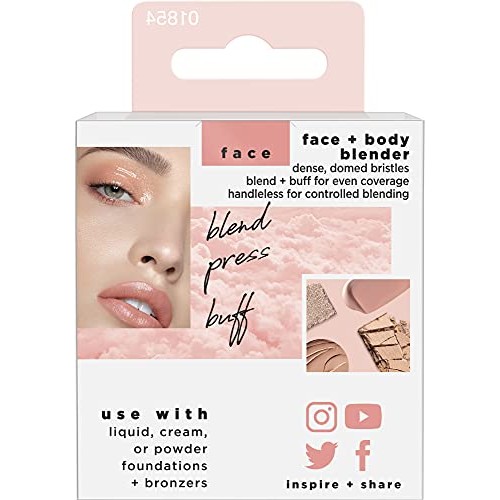 Real Techniques Makeup Brush Blender for Face Body Makeup Bag Essential for F...