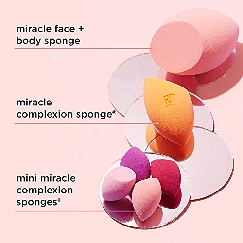 Real Techniques Mini Miracle Complexion Sponge Makeup Blender, Beauty Sponges...