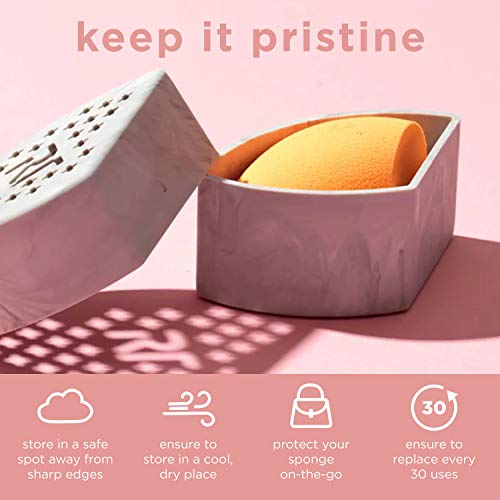 Real Techniques Miracle Complexion Assorted Beauty Sponges Makeup Blender, 6 ...