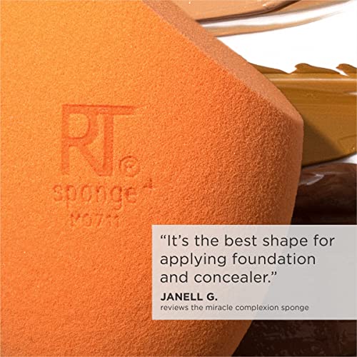 Real Techniques Miracle Complexion Assorted Beauty Sponges Makeup Blender, 6 ...