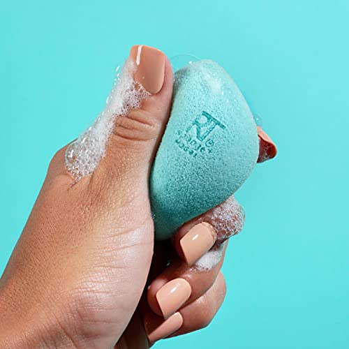 Real Techniques Sponge +, Beauty Makeup Blender for Foundation, Blend + Matif...