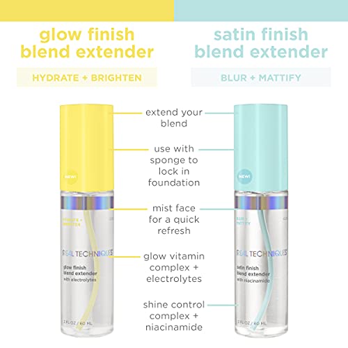 Real Techniques Sponge+ Makeup Setting Spray for Face, Hydrating with Vitamin...