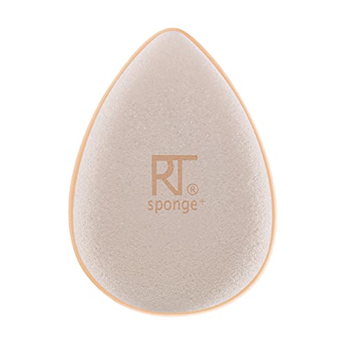 Real Techniques Sponge +, Skin Care Facial Cleanser Tool with Probiotics, Exf...