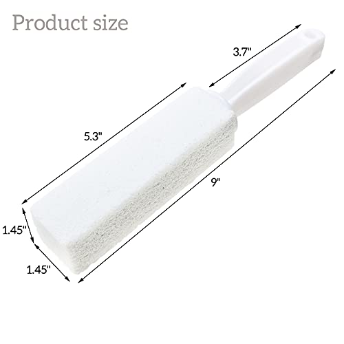 RealPlus Toilet Bowl Pumice Cleaning Stone with Handle 8 Pack for Bath Pool K...