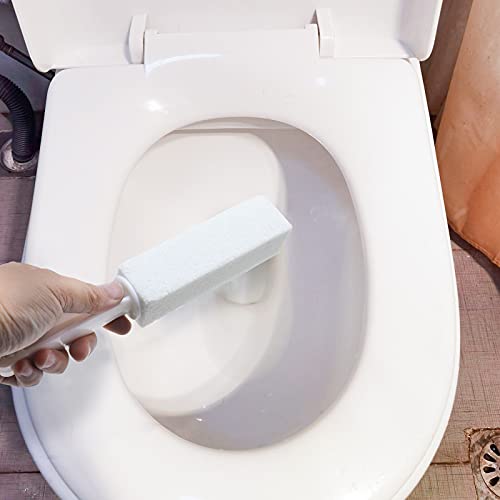 RealPlus Toilet Bowl Pumice Cleaning Stone with Handle 8 Pack for Bath Pool K...