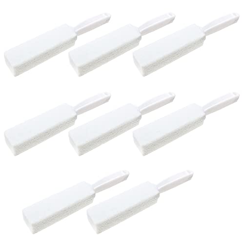 RealPlus Toilet Bowl Pumice Cleaning Stone with Handle 8 Pack for Bath Pool K...