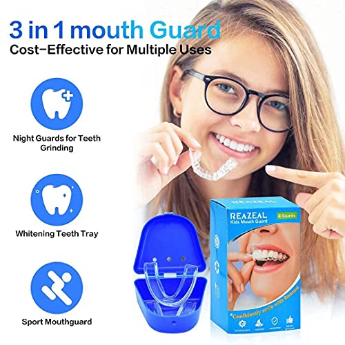 Mouth Guard for Kids, Kids Mouth Guard for Teeth Grinding at Night – Effectiv...
