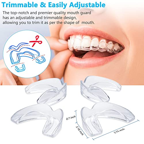 Reazeal Mouth Guard, Mouth Guard for Grinding Teeth, Night Guards for Teeth G...