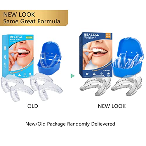 Reazeal Mouth Guard, Mouth Guard for Grinding Teeth, Night Guards for Teeth G...