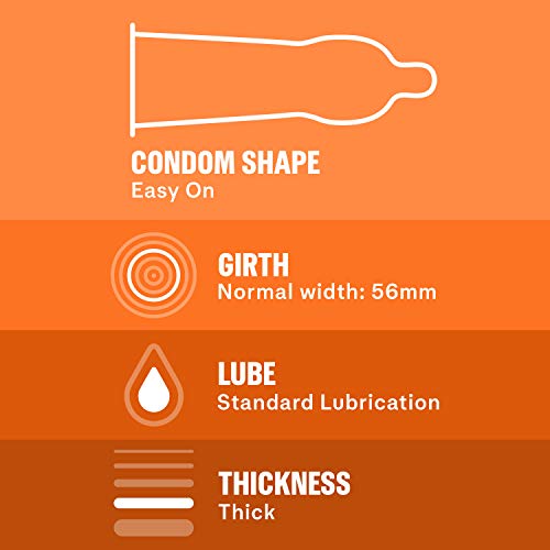 Durex Avanti Bare Real Feel Condoms, Non Latex Lubricated Condoms for Men wit...