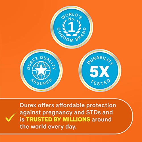 Durex Avanti Bare Real Feel Condoms, Non Latex Lubricated Condoms for Men wit...