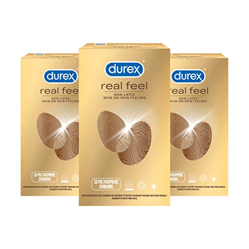 Durex Avanti Bare Real Feel Condoms, Non Latex Lubricated Condoms for Men wit...