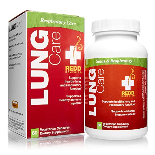 Redd Remedies, Lung Care, Respiratory and Immune Support, 80 Capsules